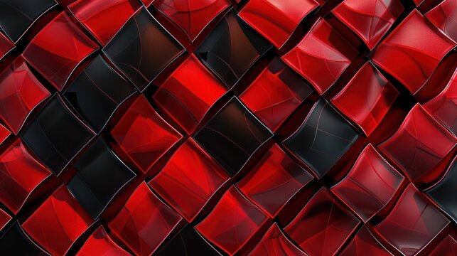 High contrast red and black plexus pattern, making a bold statement with room for equally bold text