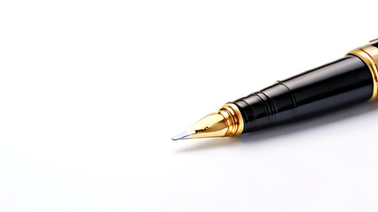 Naklejka premium World Letter Writing Day On September 1 ,fountain pen writing page ai generative 
