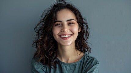 Fototapeta premium Smiling Woman Portrait