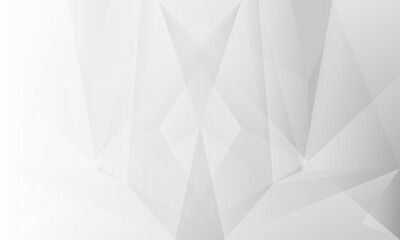 glowing white polygon pattern background
