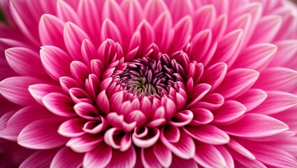 Pink Dahlia Macro: A close-up view of a vibrant pink dahlia, showcasing its intricate petals and delicate details.  The image evokes a sense of beauty, serenity, and natural wonder. 