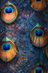 Peacock Feathers Seamless Tile