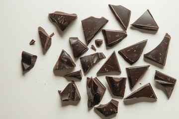 Assorted chocolates arranged on a flat surface, suitable for display or use in editorial content