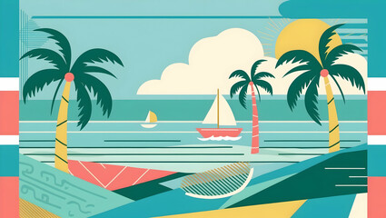 Obraz premium beach background
