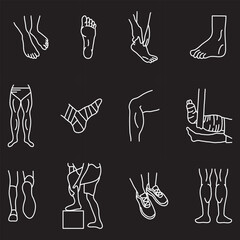 leg icons collection 