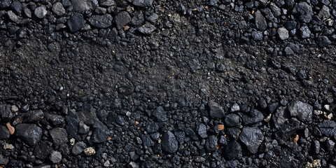 Top view of Rough Texture Asphalt