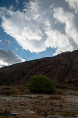 landscape with sky and clouds