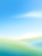 Obraz premium blue sky and green grass