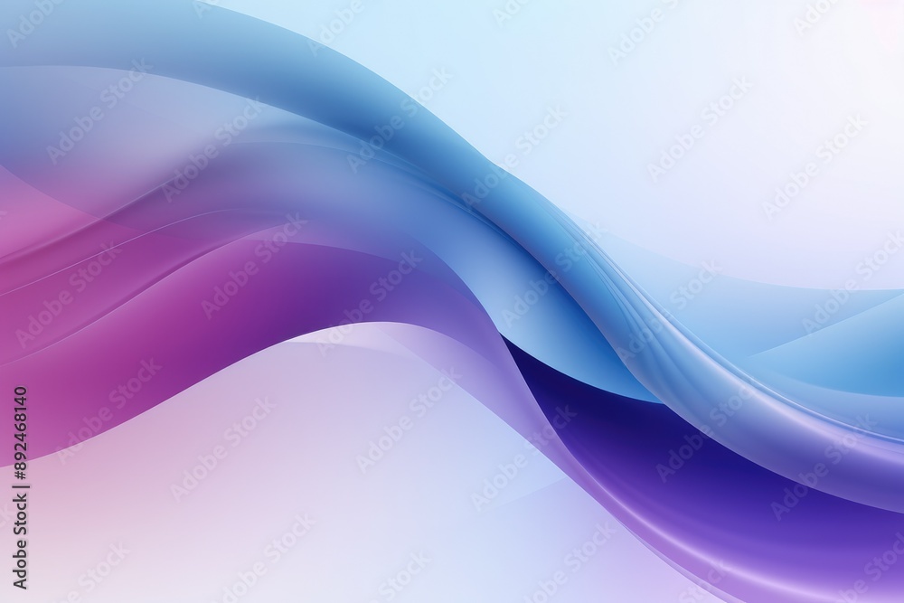Sticker abstract swirling colors in a soft gradient
