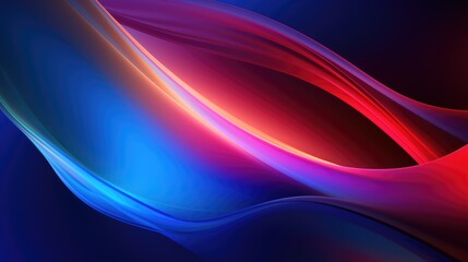 Obraz premium Abstract Swirling Neon Hues Create A Dynamic And Vibrant Background