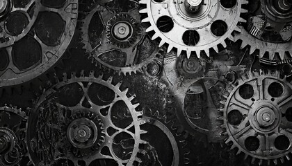 background with gears
