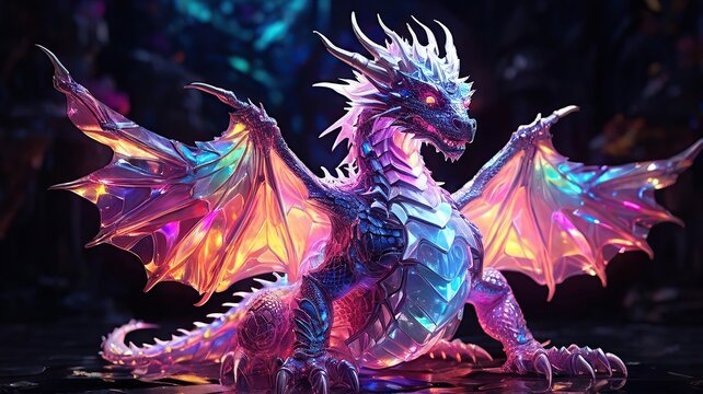 dragon statue in the temple