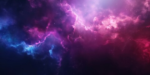 Fototapeta premium Colorful space galaxy cloud nebula. Stary night cosmos. Universe science astronomy. Supernova background wallpaper created by ai