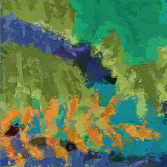 Oil paintings and various flowers, tigers, monkeys, birds, venomous snakes, tropical leaves are beautiful