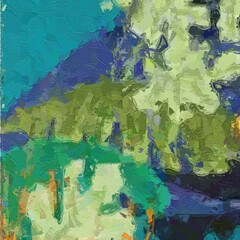 Oil paintings and various flowers, tigers, monkeys, birds, venomous snakes, tropical leaves are beautiful