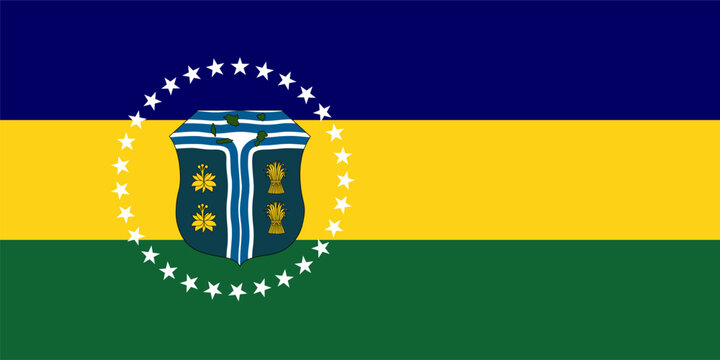 Flag of Cagayan Province. Philippines, Flat vector illustration
