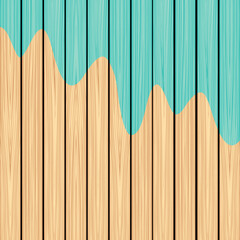 background of natural wood realistic composition portrait with light blue ink melting vector