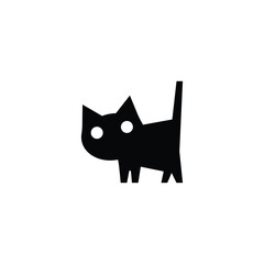 Cat icon design trendy