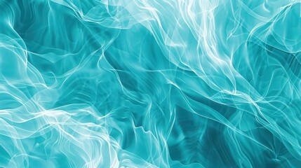 Calm and soothing aqua plexus lines, text space on the left side for a balanced look