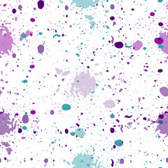 Bubbly colorful hand drawn seamless pattern.