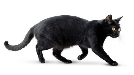 black and white cat