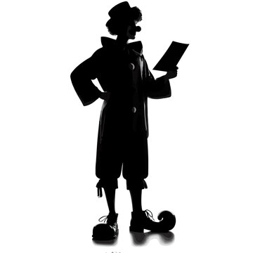 recommend clip art: clown silhouette, joker silhouette, joker face silhouette
