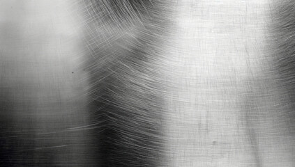 Obraz premium Brushed Metal Surface with Radial Pattern shiny and smooth surface background 3d rendering
