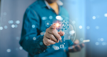 In the context of AI artificial intelligence prompt engineering, humans engage with AI virtual...