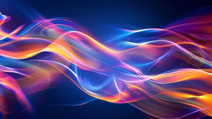 Abstract Flowing Light Waves