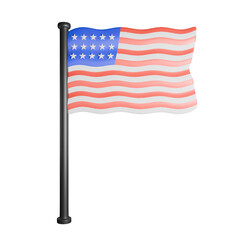 Obraz premium American national flag