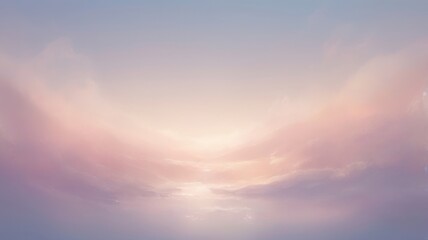 Obraz premium Soft Pink And Blue Clouds At Sunset