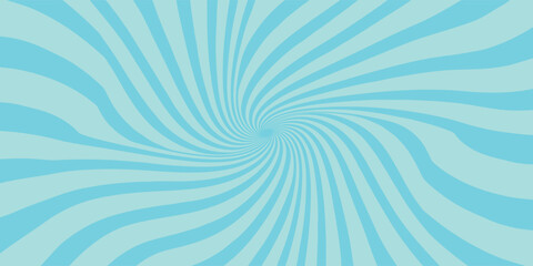 Swirling radial ice cream background. Vector illustration for swirl design. Summer. Vortex spiral twirl. Pink. Helix rotation rays. Converging psychadelic scalable stripes. Fun sun light beams