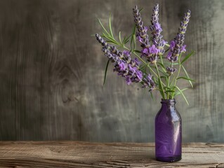 lilac flowers in a vase