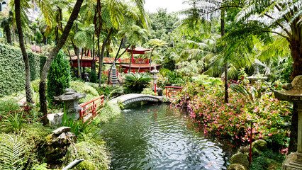 Im Jardim Tropical Monte Palace in Funchal, Madeira