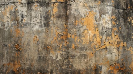 Fototapeta premium Stained backdrop of aged cement wall