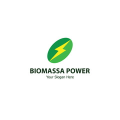 This logo is inspired by the green color of leaves which reflects nature and energy which reflects the conversion of biomass into renewable energy.
