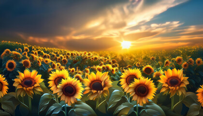 Obraz premium sunflowers