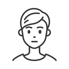 youth minimalist line art icon logo symbol 