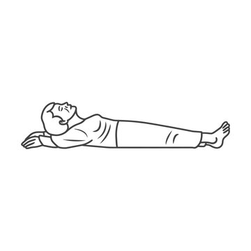 recommend clip art: unconscious elderly woman with injury minimalist line art icon logo symbol 