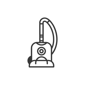 recommend clip art: vacuum cleaner minimalist line art icon logo symbol 