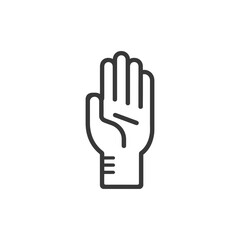 Obraz premium welcome minimalist line art icon logo symbol 