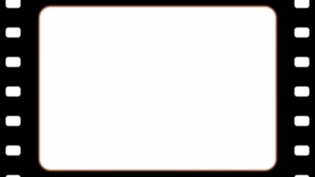 Film Strip Overlays with Shake & Halation Effect on Edges | 4K Looping Film Strip Overlays.