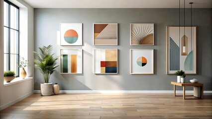 Fototapeta premium The Silent Symphony: A Study in Minimalist Abstraction Generative AI AI-assisted