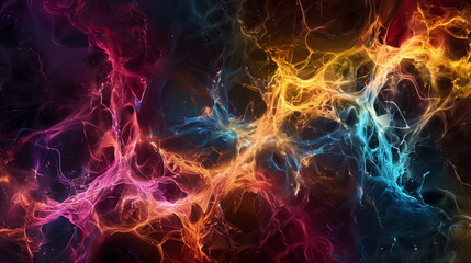 Obraz premium abstract background with vibrant and neon color