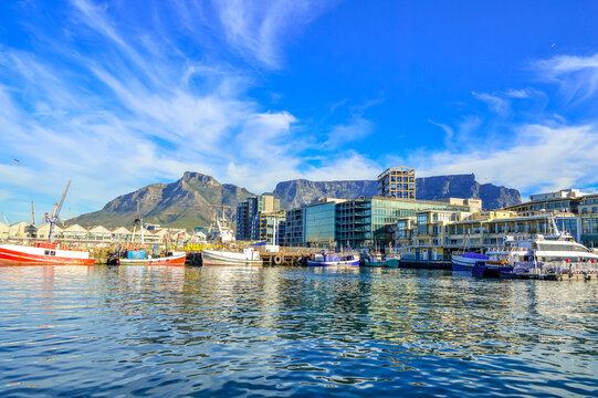 V&A ( Victoria and Alfred ) waterfront harbor in cape town