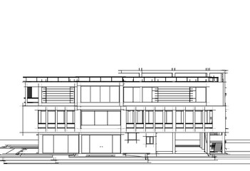 sketch of building