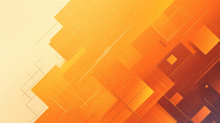 orange gradient abstract grid with geometric precision and sharp lines