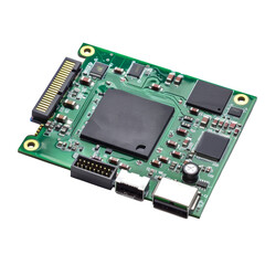Isolated Electronic Circuit Board Component without Background.