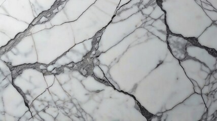Fototapeta premium Clean white marble background with delicate gray veining, ideal for a fresh and minimalist aesthetic