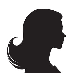Woman vector silhouette